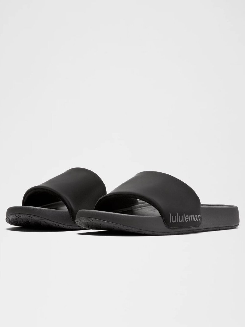 Lululemon Restfeel Black Slide Sandals